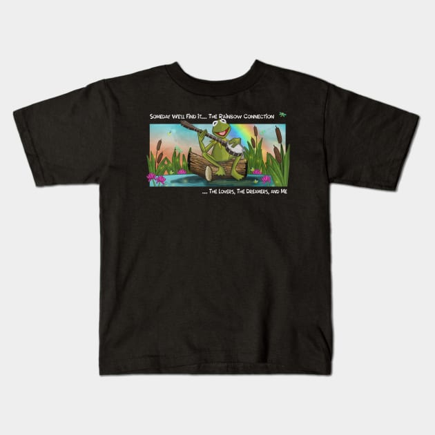 the Rainbow Connection Kids T-Shirt by Michael McElroy